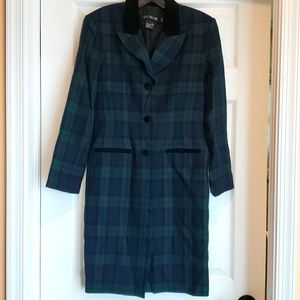 J.G. Hook Plaid Dress